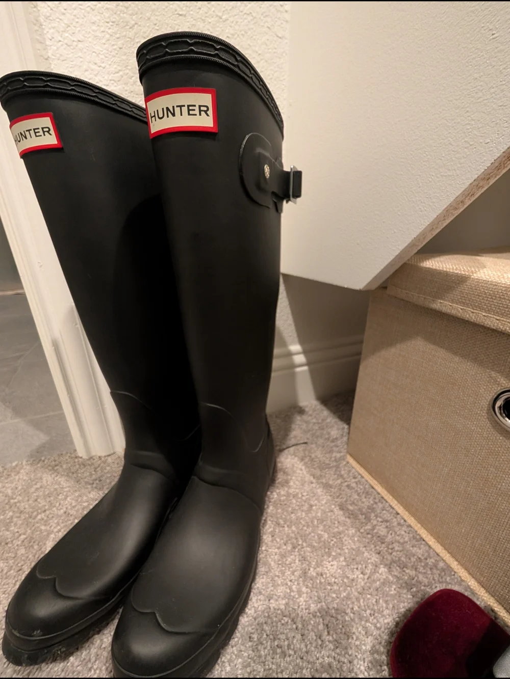 Women Hunter Black Tall Original Rain Boots